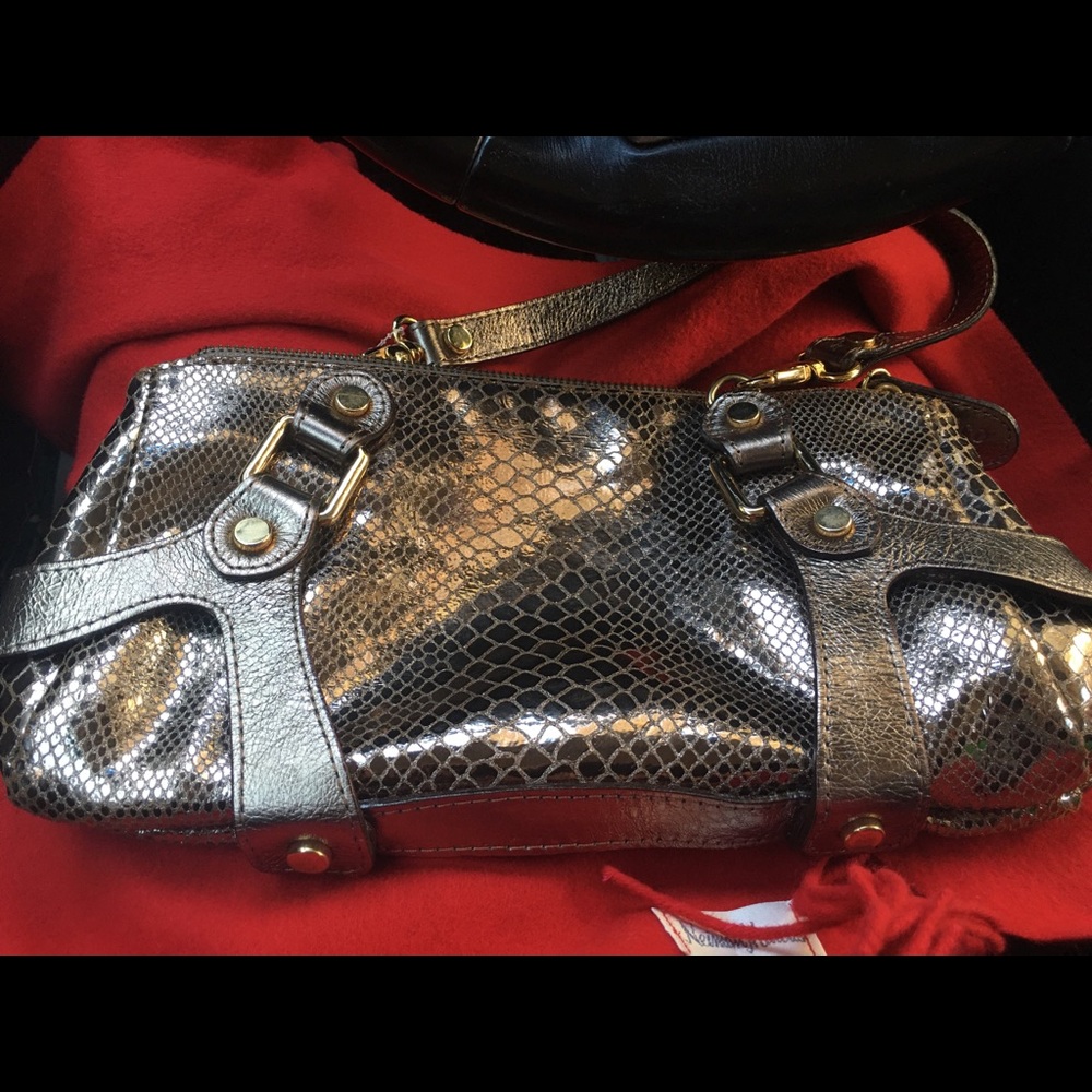 Abaco Paris abc metallic handbag